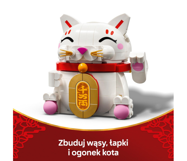 LEGO ICONIC 40813 Japoński kot szczęścia - 1473439 - zdjęcie 8
